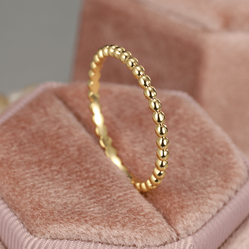 Polka Dot Glossy Ladies' Ring for Ring Party